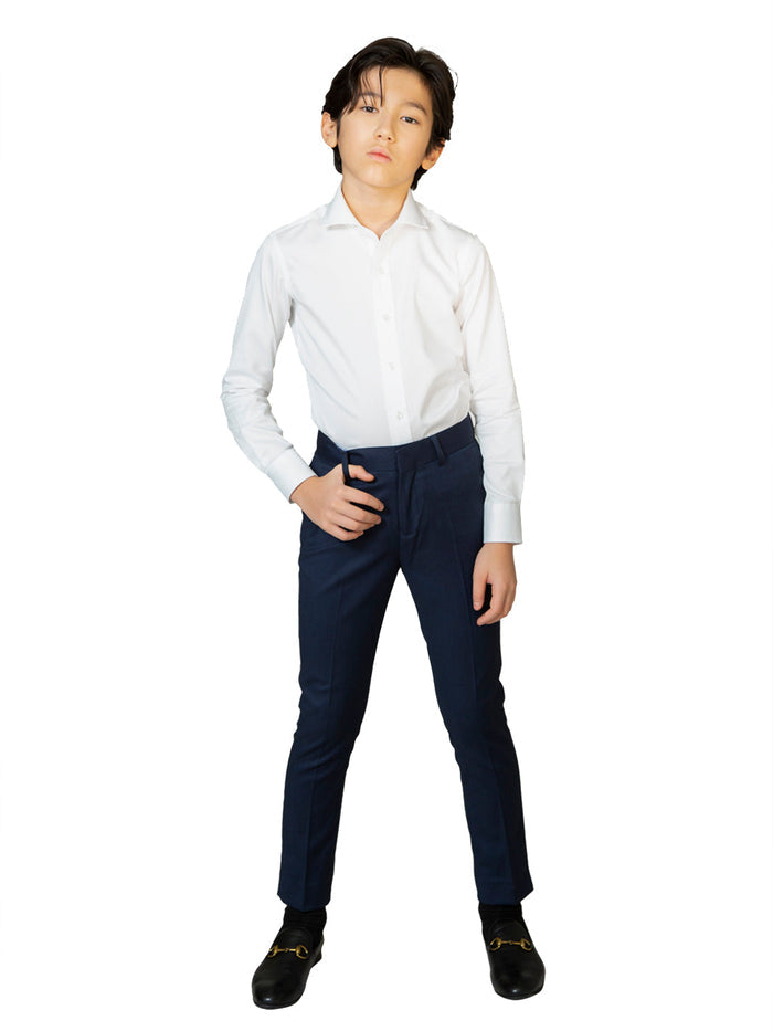 Boy's Birdseye Navy Suit Separates