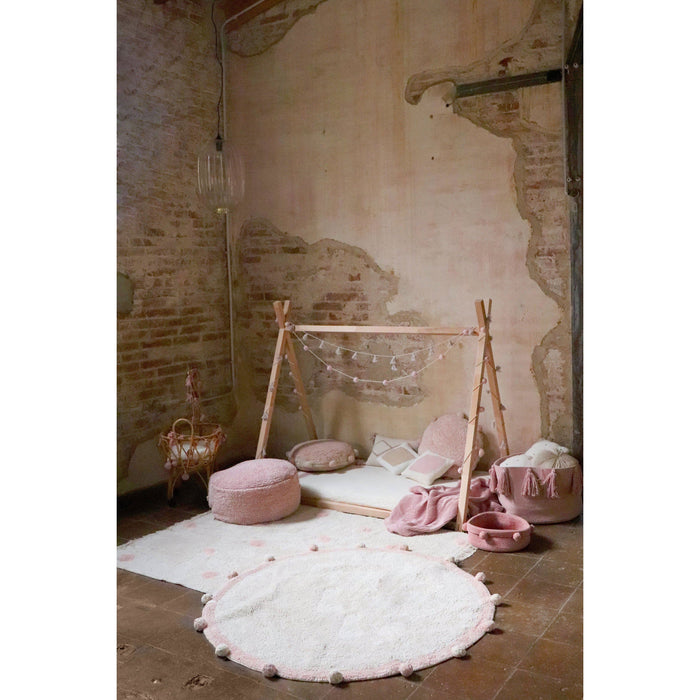 Rugs by Roo | Lorena Canals Bubbly Natural Vintage Nude Washable Area Rug-C-BUBBLY-VNU