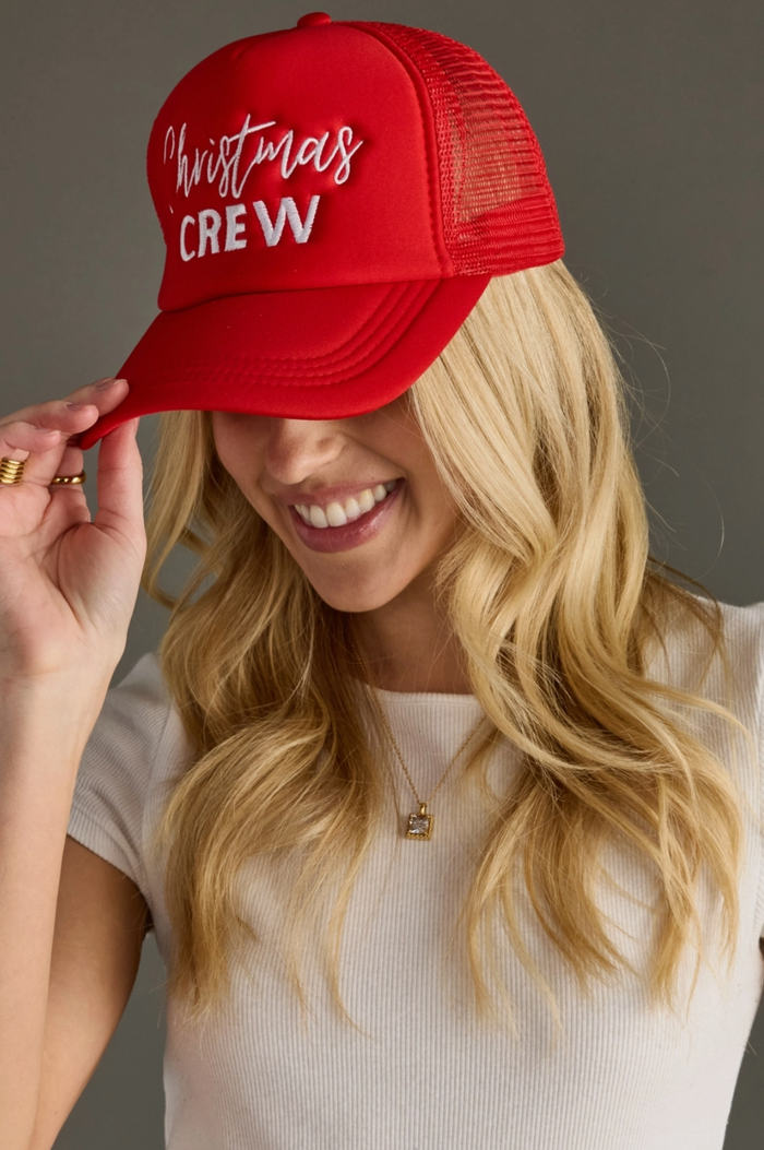D Christmas Crew Trucker Hat