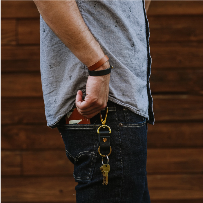 D Rodchester Leather Bracelet