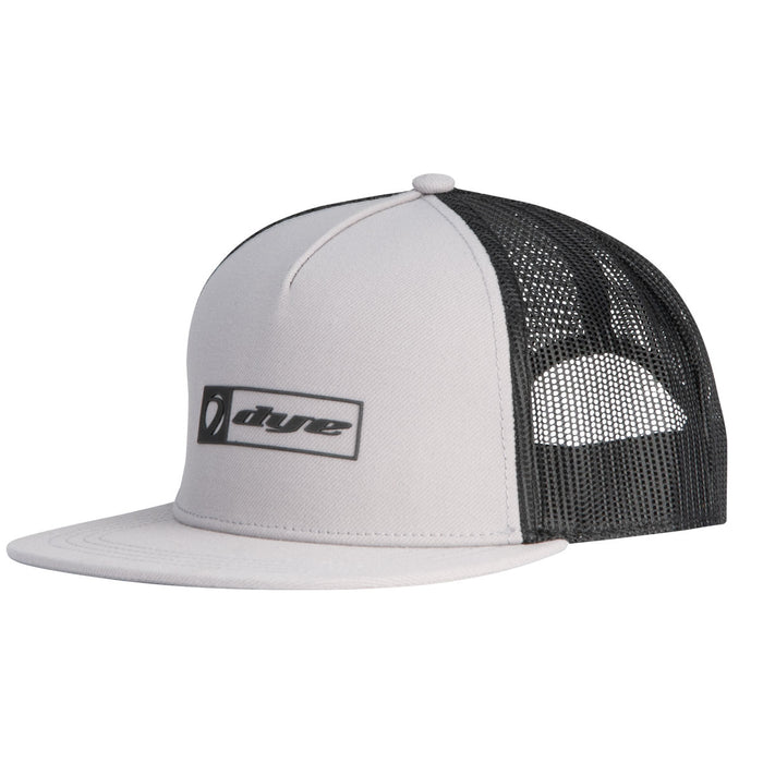 Dye Hat Squared Trucker Grey/Black Snap Back