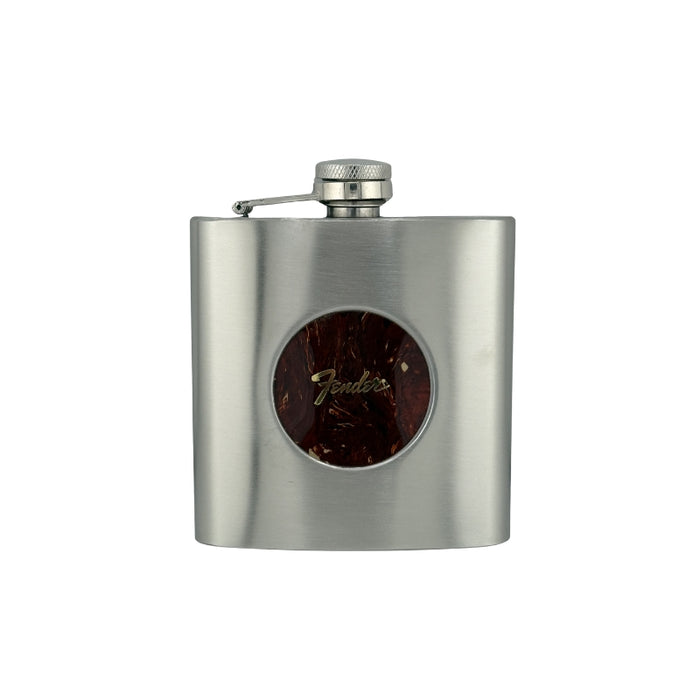 FenderbyThalia Fender Perine Logo on Tortoise Shell Whiskey Flask