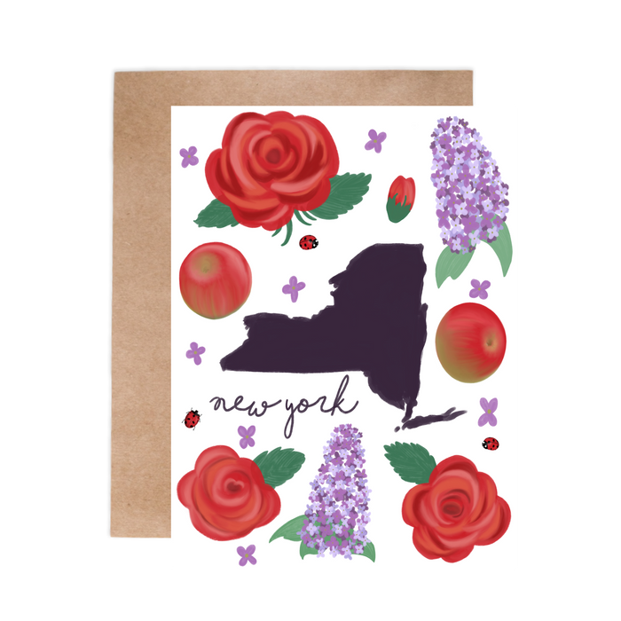 Greeting Card - New York Fresh State
