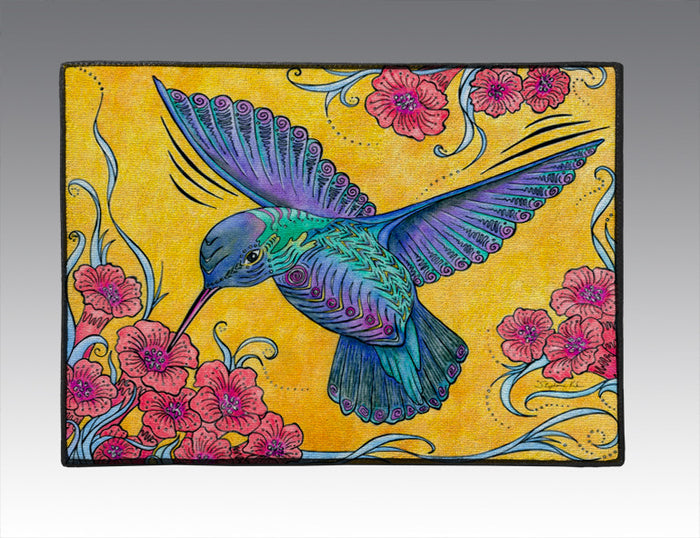 Hummingbird Door Mat