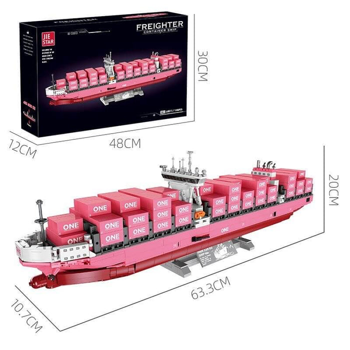 JIE STAR 9127 Pink container ship