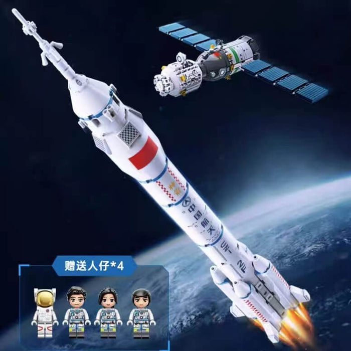 Keeppley K10213 Long March 2 and Shenzhou spacecraft