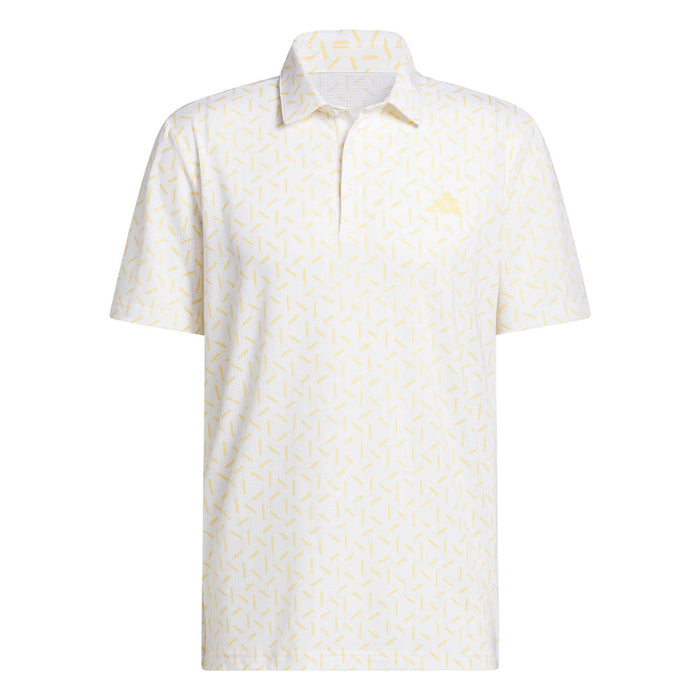 adidas Mens Ultimate365 Mesh Print Climacool Polo