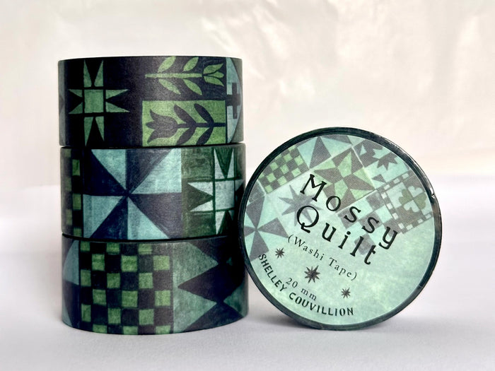 Mossy Quilt Washi Tape