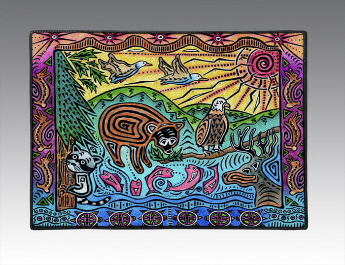 Mountain View Door Mat