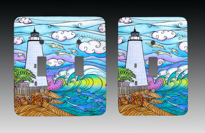 Ocracoke Waves Light Switch Cover