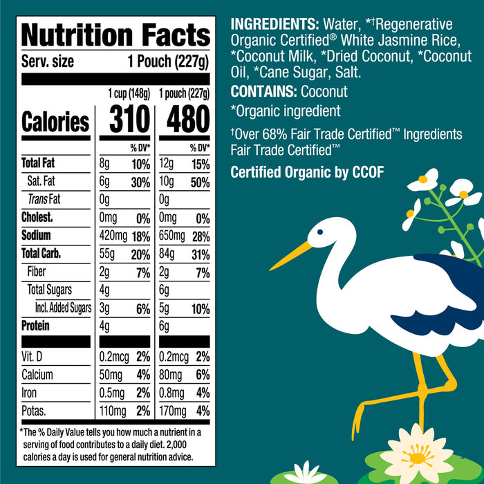 Organic 90-Second Coconut Rice