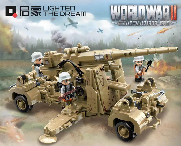 QMAN WW2 88mm Flak 37 Anti-Aircraft Gun QMAN