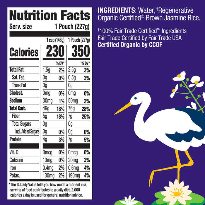 Regenerative Organic Certified® 90-Second Brown Jasmine Rice