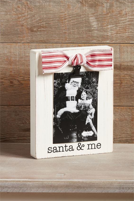 Santa and Me Frame