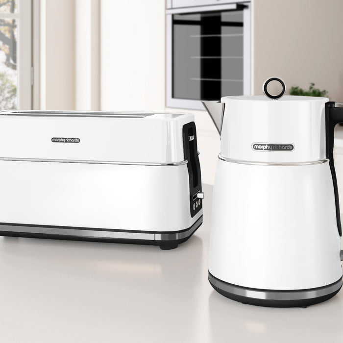 Signature Matt White 4-Slice Toaster