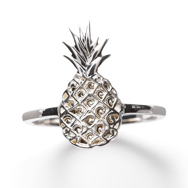 Southern Gates Sterling Silver Waterfront Pineapple Ring