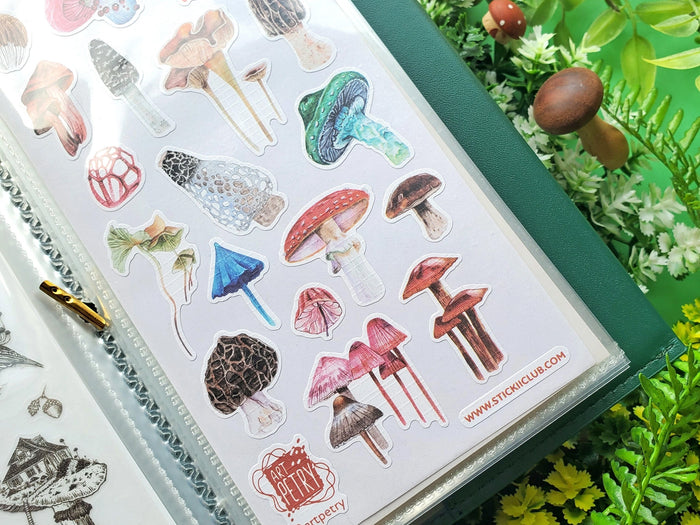 Sticker Sheets Organizer โ Woodland Frog