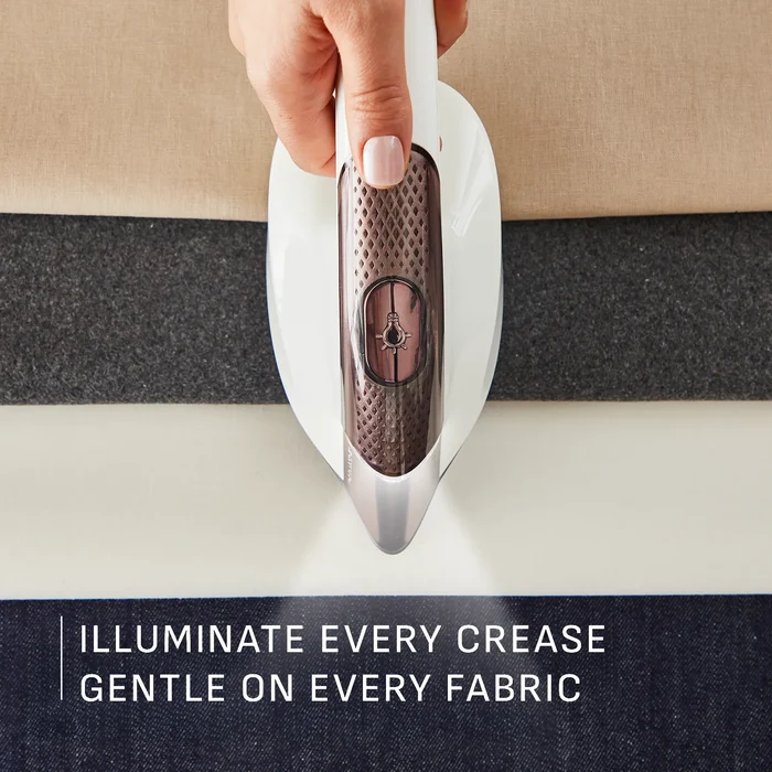 Tefal IXEO Vision All in One Garment Care Solution QT1811 illuminate every crease and gentle on every fabric