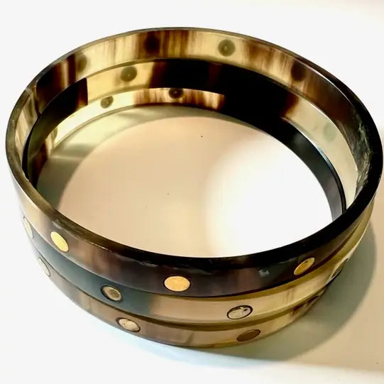 TL JEM Horn Brass Bangle