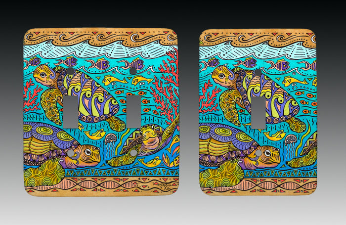 Turtle Time Light Switch Cover
