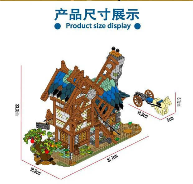 URGE 50103 Medievaltown Windmill 1825pcs Urge