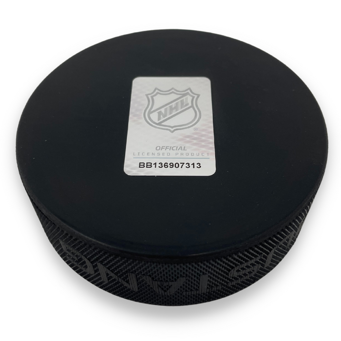 Vegas Golden Knights Black Poker Chip Textured Puck - Vegas Team Store
