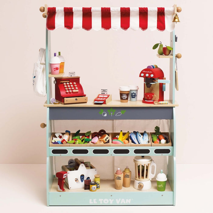 Wooden Play Food Crate, Orchard Fruit