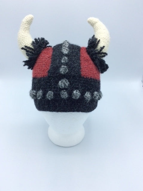 Wool Knit Viking Hat