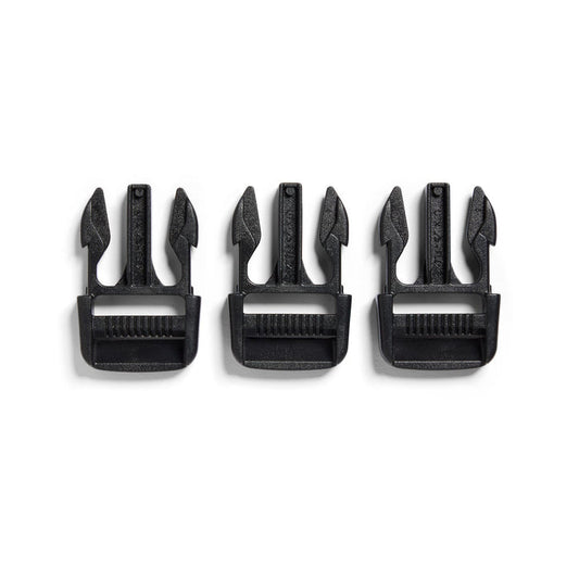Dual Adjust Male Buckle front view #color_black