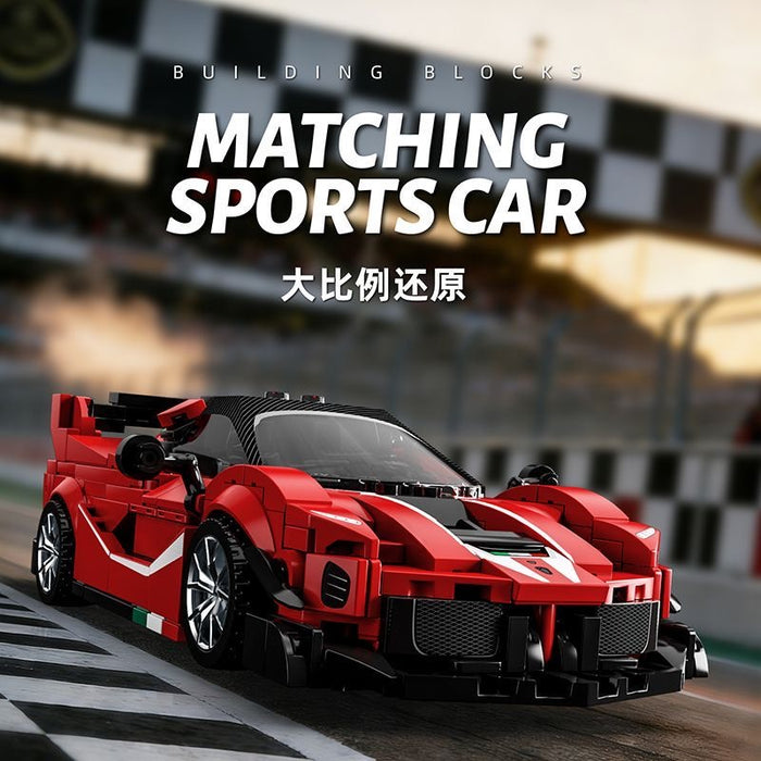 12GO 95002 Ferrari Trailer Set