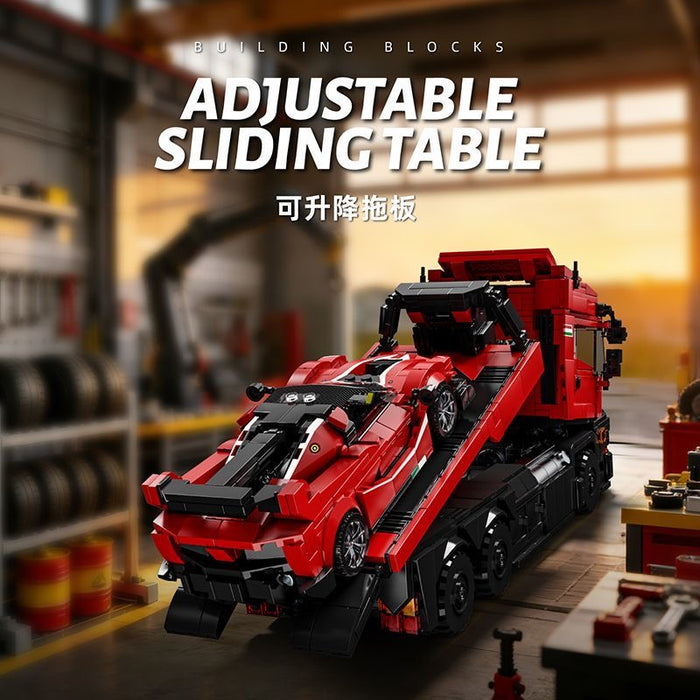 12GO 95002 Ferrari Trailer Set