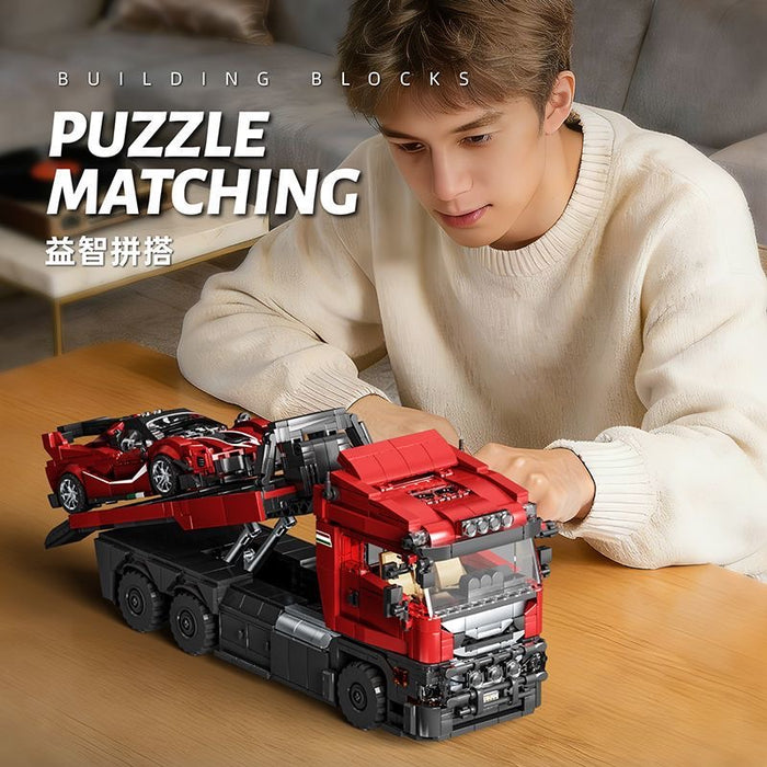 12GO 95002 Ferrari Trailer Set