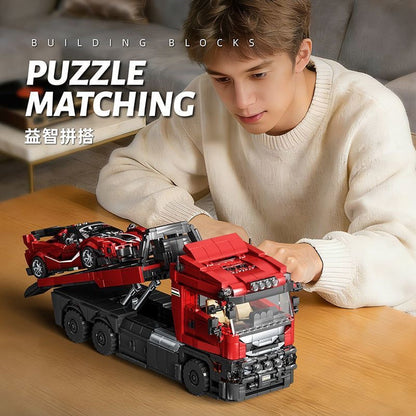 12GO 95002 Ferrari Trailer Set