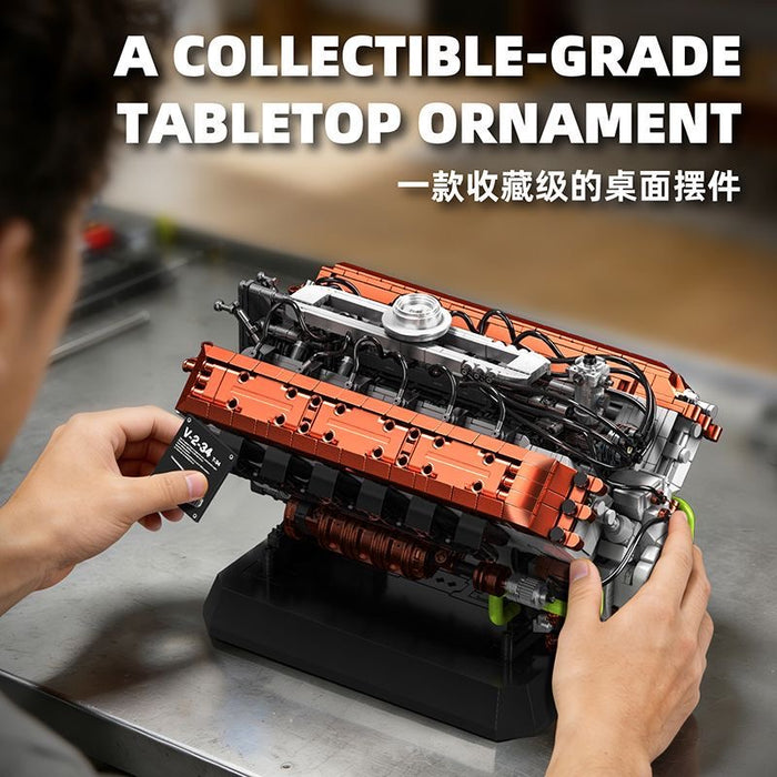 12GO 95009 T34-V2 Tank Engine
