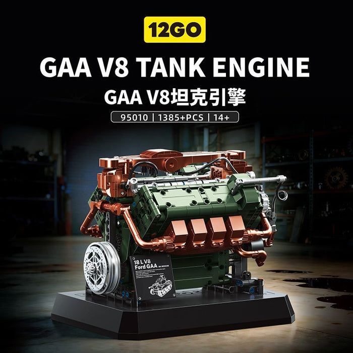 12GO 95010 GAA V8 Tank Engine