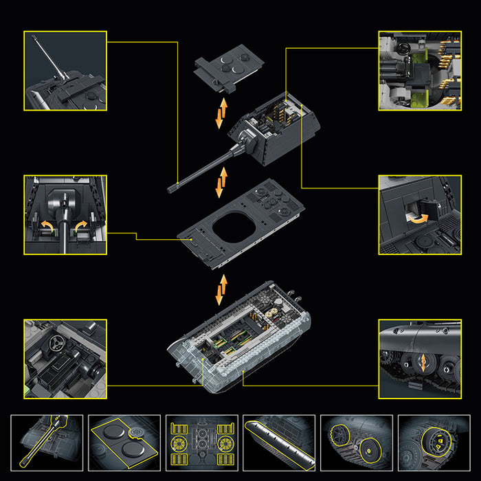 12GO 97019 E-100 Heavy Tank