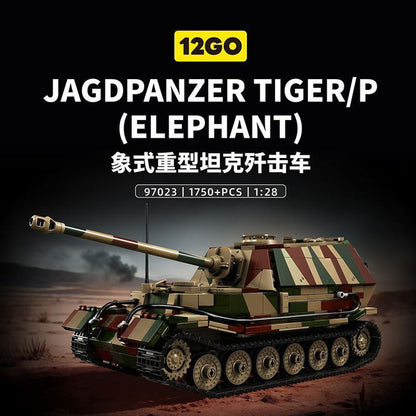 12GO 97023 Jagdpanzer Tiger/P elephant Camouflage version