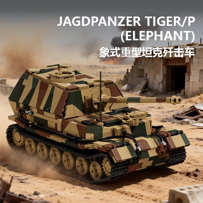 12GO 97023 Jagdpanzer Tiger/P elephant Camouflage version