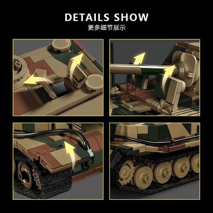 12GO 97023 Jagdpanzer Tiger/P elephant Camouflage version