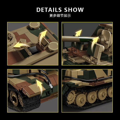 12GO 97023 Jagdpanzer Tiger/P elephant Camouflage version