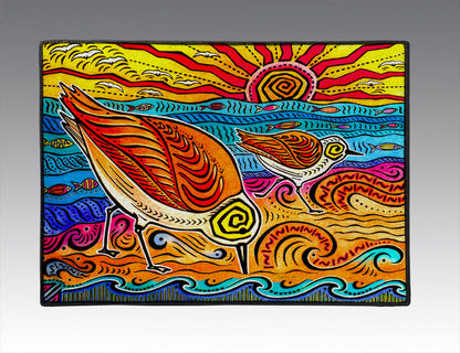 2 Sandpipers Door Mat