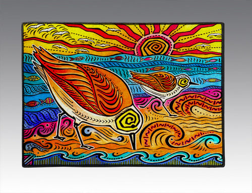 2 Sandpipers Door Mat