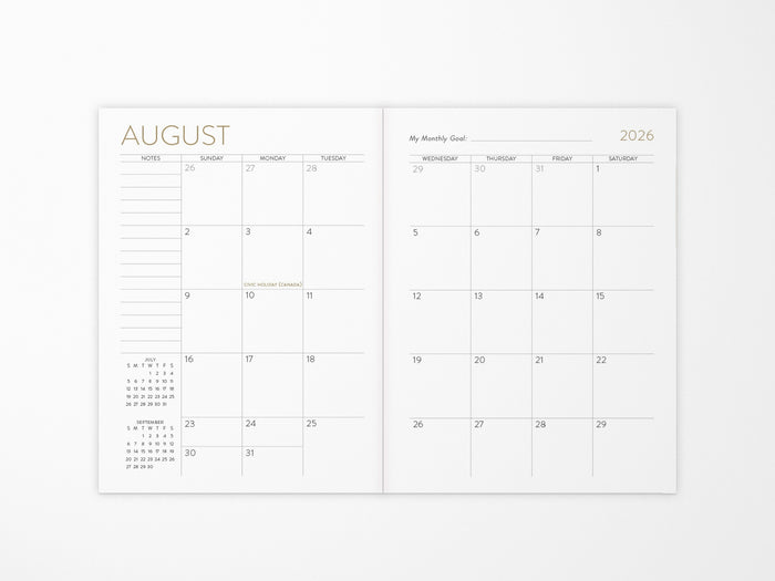 2026 - 2027 Lazy Daisy - Seedlings On the Go Planner