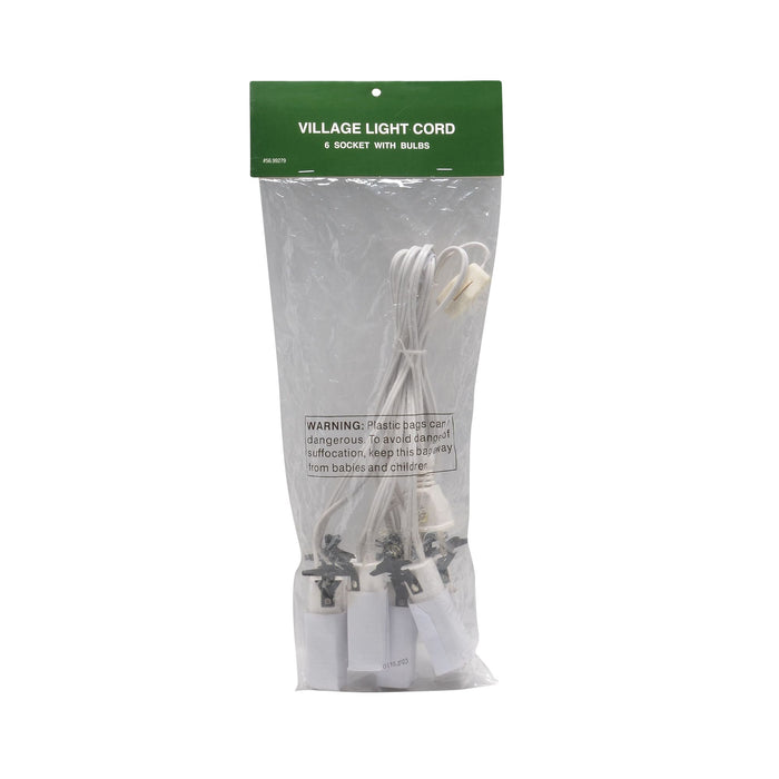 6 Socket Lite Set W/Bulbs