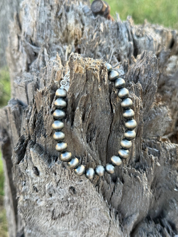 Authentic Silver Pearl Bracelet