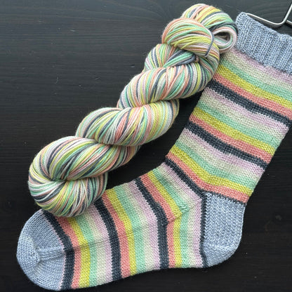 A Magical Delight - Self Striping Merino Nylon Sock & DK