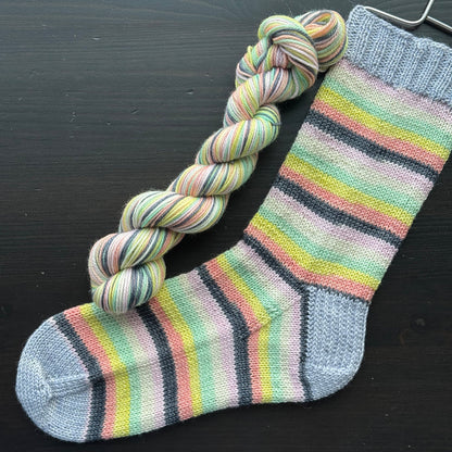 A Magical Delight - Self Striping Merino Nylon Sock & DK