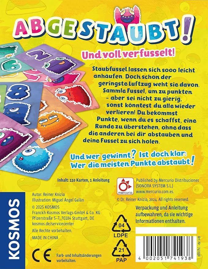 Abgestaubt! - Das fusselige Kartenspiel