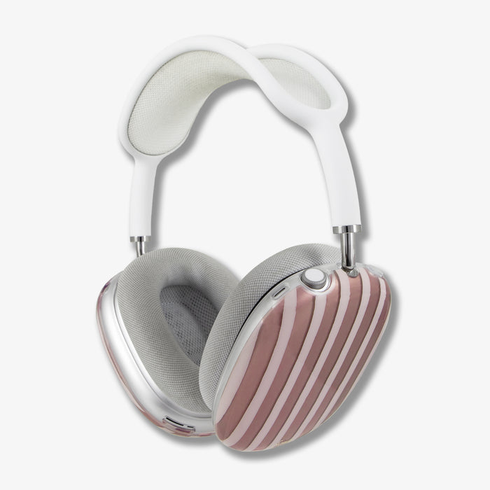 Abstract Stripe AirPods Max Cover - Nude