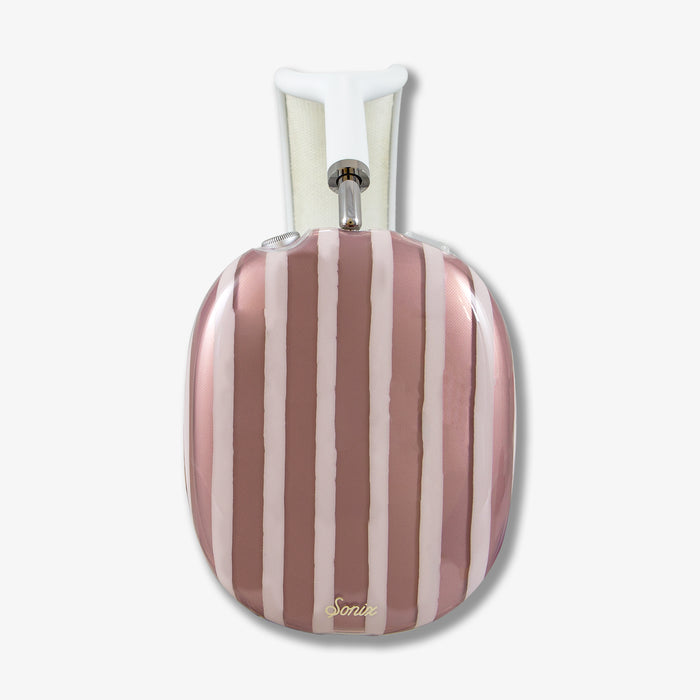 Abstract Stripe AirPods Max Cover - Nude